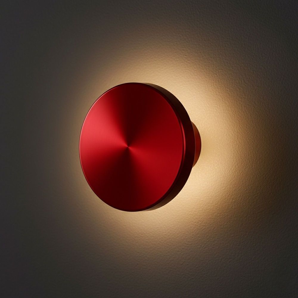 Zidna Lampa Aura - 15520 - M - K, boje: Crvena slika 8