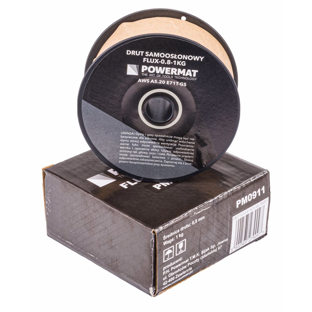 Powermat žica za zavarivanje s jezgrom (samozaštitna) 0,8 mm 1 kg slika 3