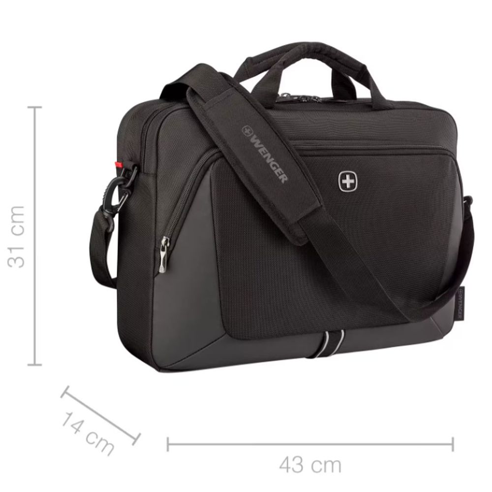 Wenger Torba za laptop 16" Xe Brief 653300, crna slika 6