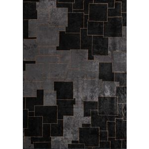 Tepih LISBON BLACK, 240 x 340 cm