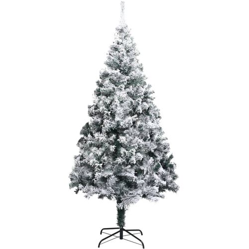 Umjetno božićno drvce sa snijegom zeleno 180 cm PVC slika 2