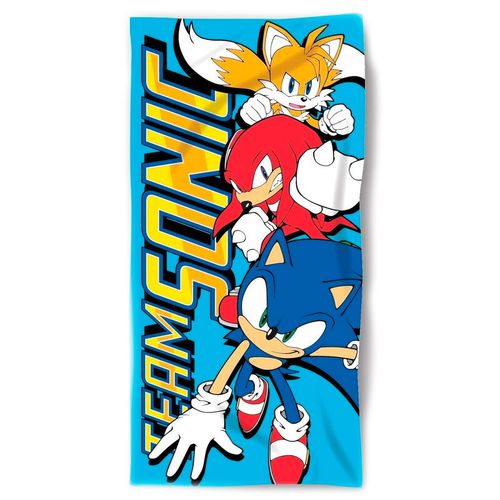 Pamučni ručnik za plažu Sonic The Hedgehog slika 1