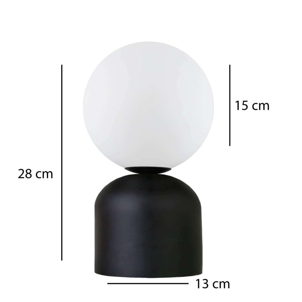 Crna Stolna Lampa 241644 slika 3