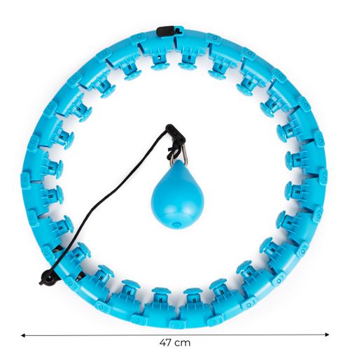 ModernHome Hula Hoop s Masažnim Oprugama - Plavi slika 7
