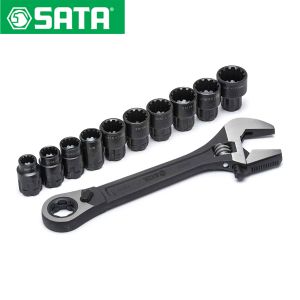 Sata Set podešavajući-francuski ključ sa nastavcima 11 kom. ST09000