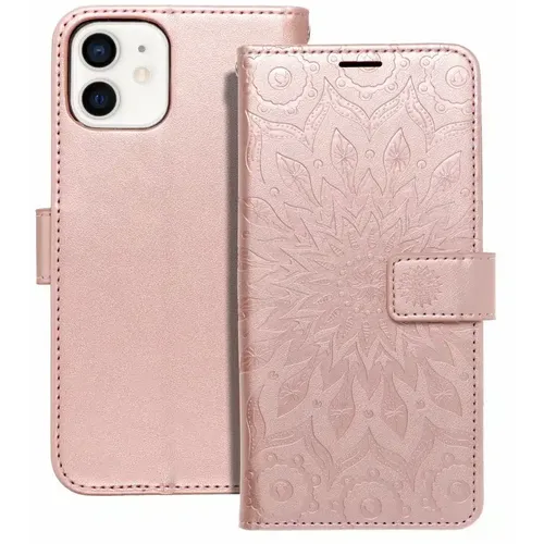 MEZZO Book case za iPhone 12/ 12 Pro mandala rose gold slika 1