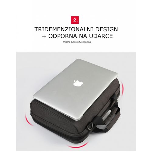 Tigernu torba za laptop T-L5150, 13.1", smeđa slika 6