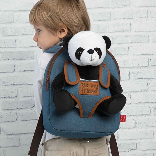 Paul Panda ruksak sa plišanom igračkom 27cm slika 3