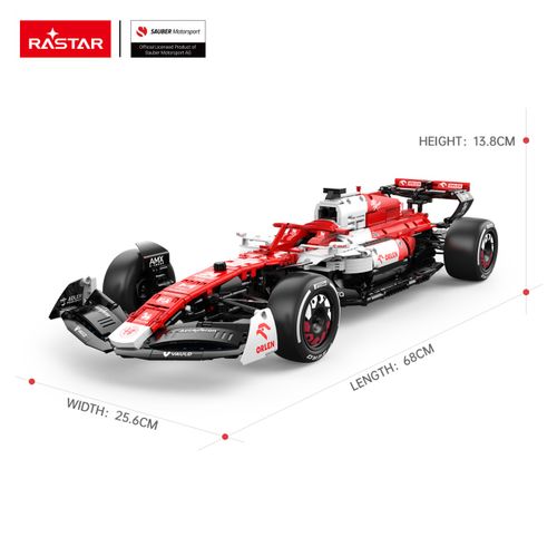 Licencirana formula na daljinsko upravljanje i sastavljanje 1:8 Alfa Romeo F1 C42  R/C RASTAR- 2261 element slika 4