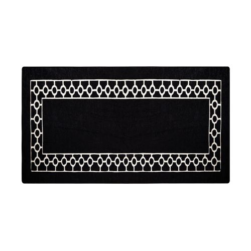 Conceptum Hypnose Bague Black Black 80X140 Crno-Beli Tepih (80 x 140) slika 2