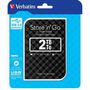 Externi hard disk Verbatim #53195 Store'n'Go 2.5" 2TB USB 3.0 Gen2, crni