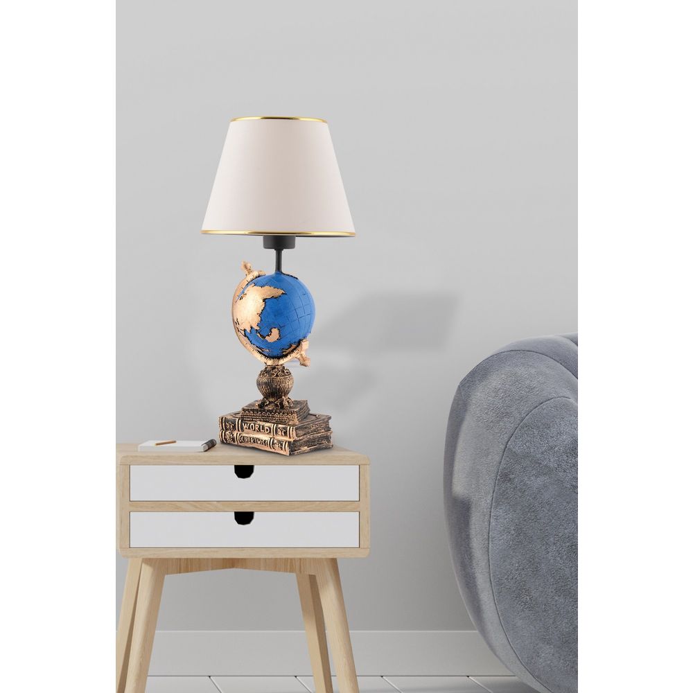 Lampa za sto - Bijela, Plava i Crna slika 1