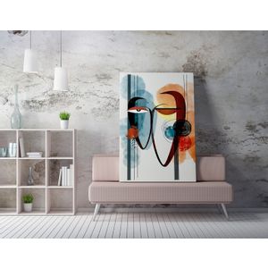 WY244 (50 x 70) Multicolor Decorative Canvas Painting