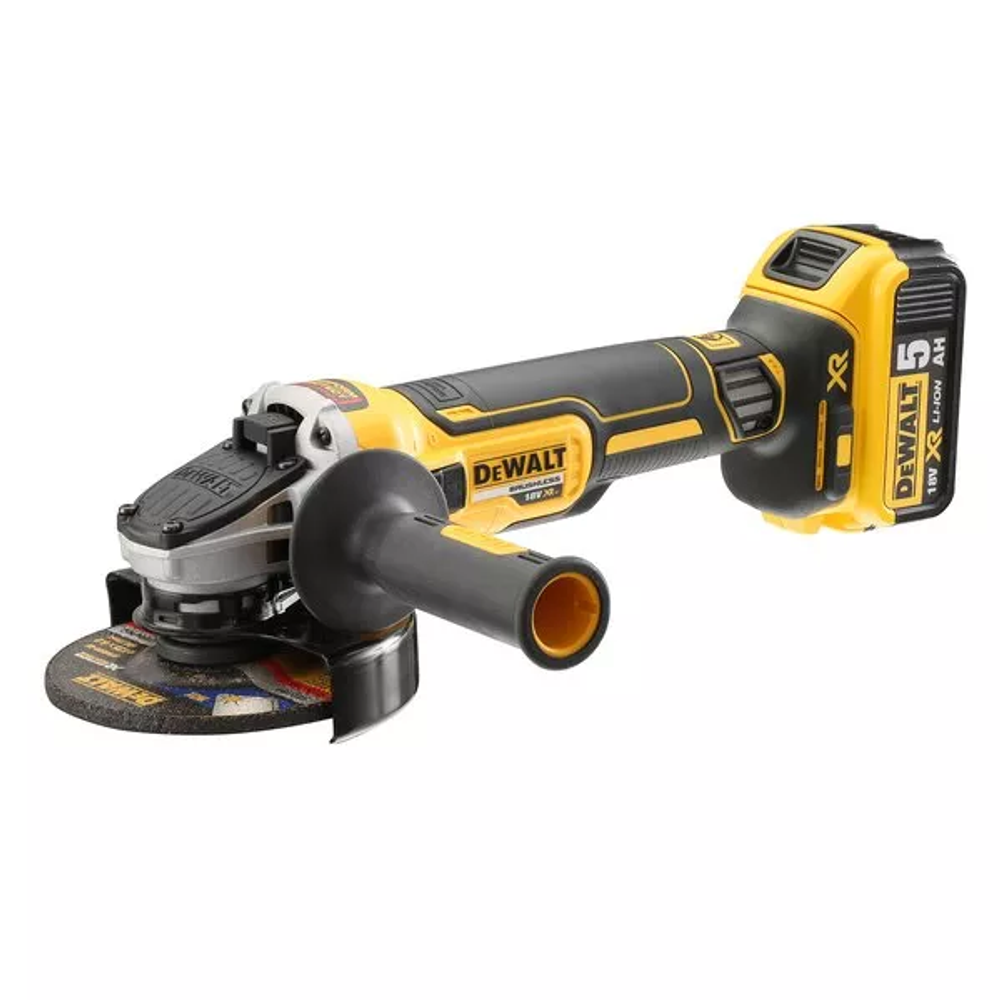 DeWalt Aku Ugaona Brusilica 18V 5.0 Ah DCG405P2 slika 1