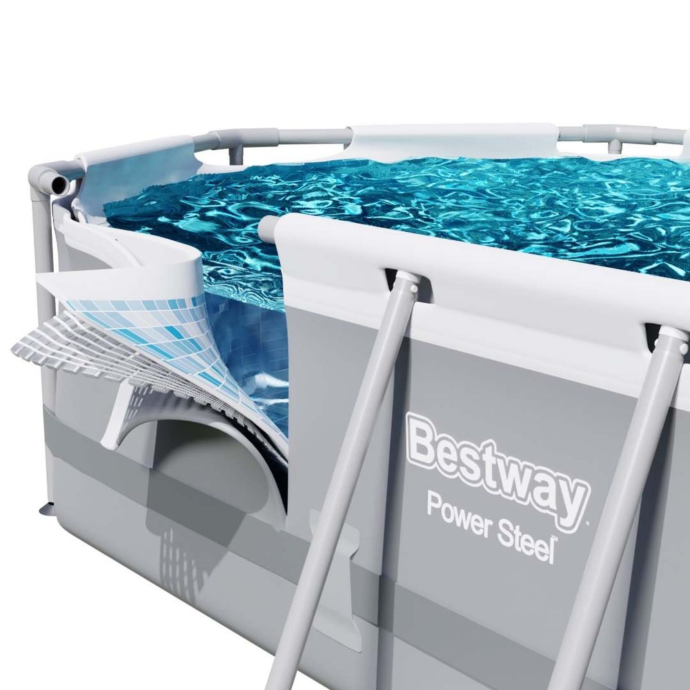 Okvirni vrtni bazen 488 x 305 x 107 cm 18u1 bestway 56448 + gratis aparat za mjehuriće slika 2