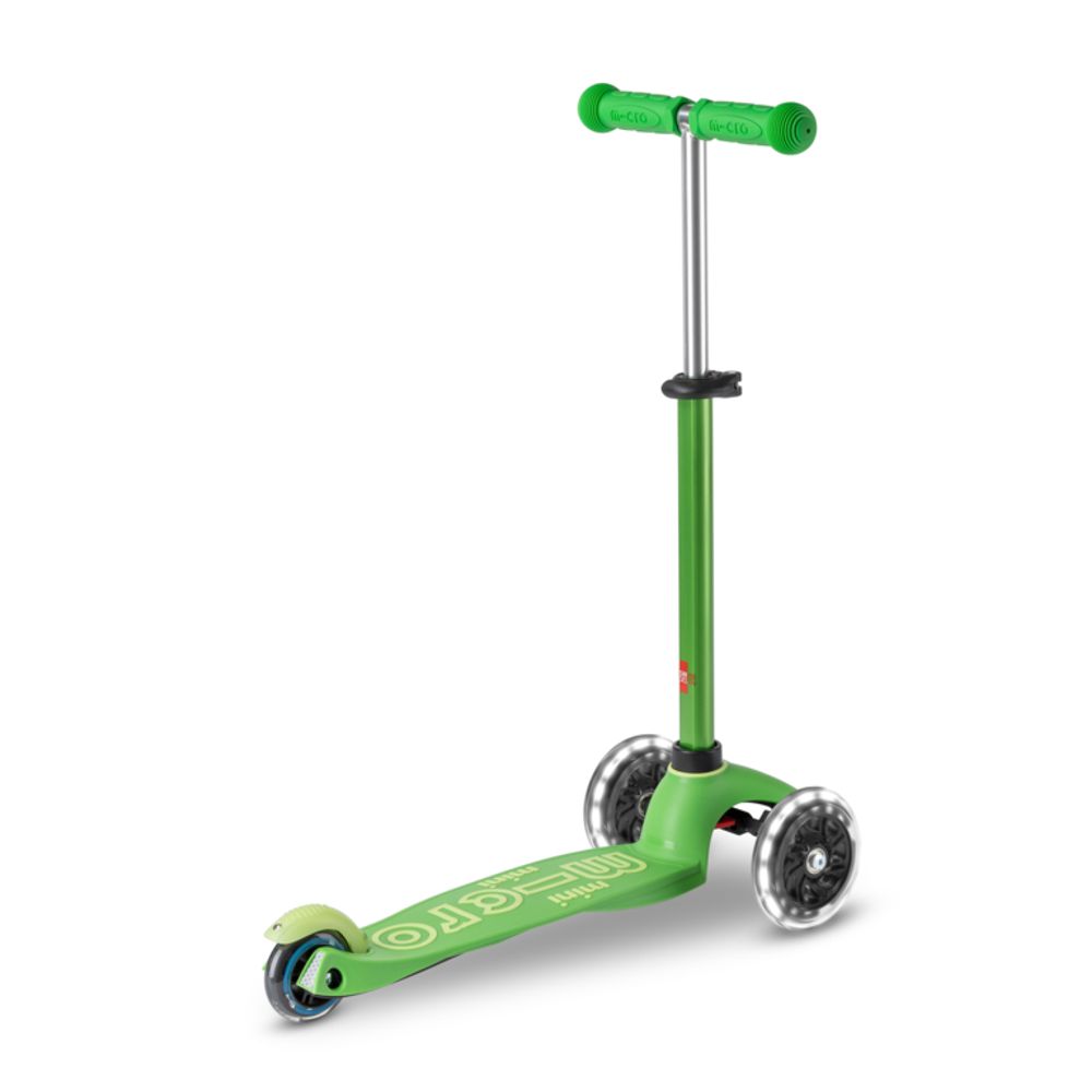 Micro Romobil Mini Deluxe LED, Zeleni slika 2