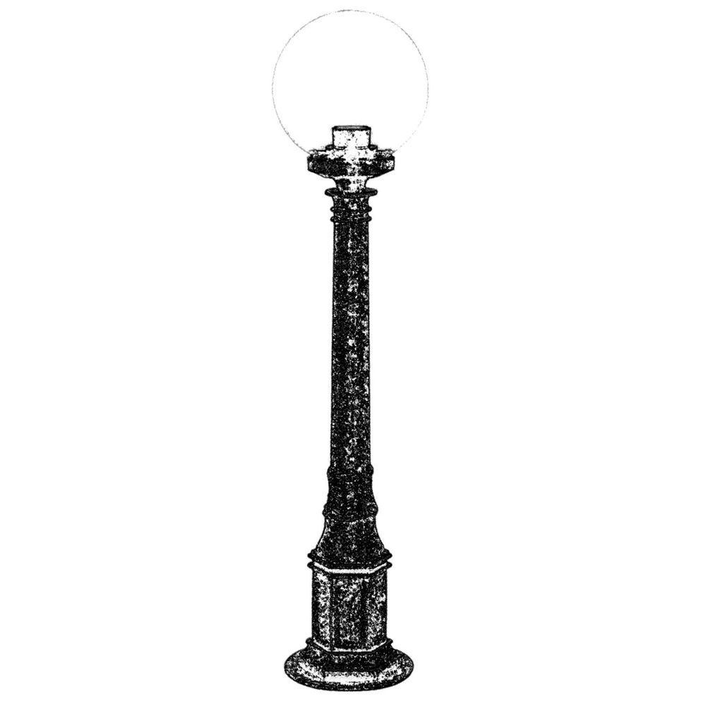 BSU-68160-BKR-M2-BOP Smeđi Spoljašnji Podni Lampa slika 2