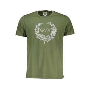 GIAN MARCO VENTURI MEN'S SHORT SLEEVED T-SHIRT GREEN