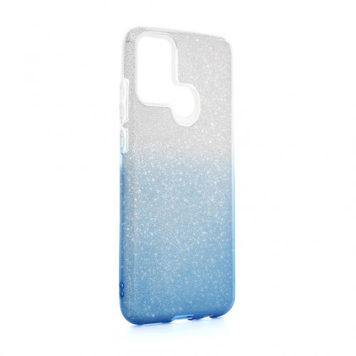 Torbica Double Crystal Dust za Huawei Honor 9A plavo srebrna slika 1