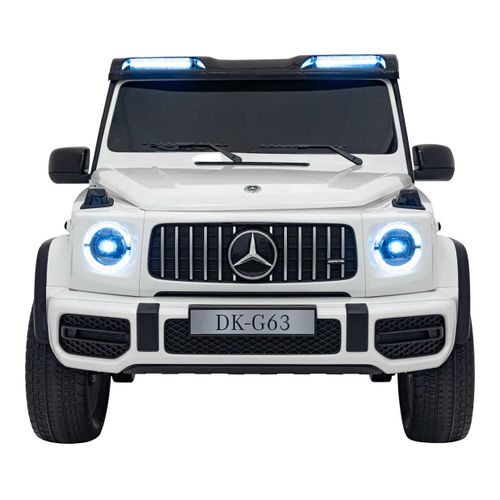 Licencirani auto na akumulator Mercedes Benz G63 AMG XXL MP4 - dvosjed - bijeli slika 2