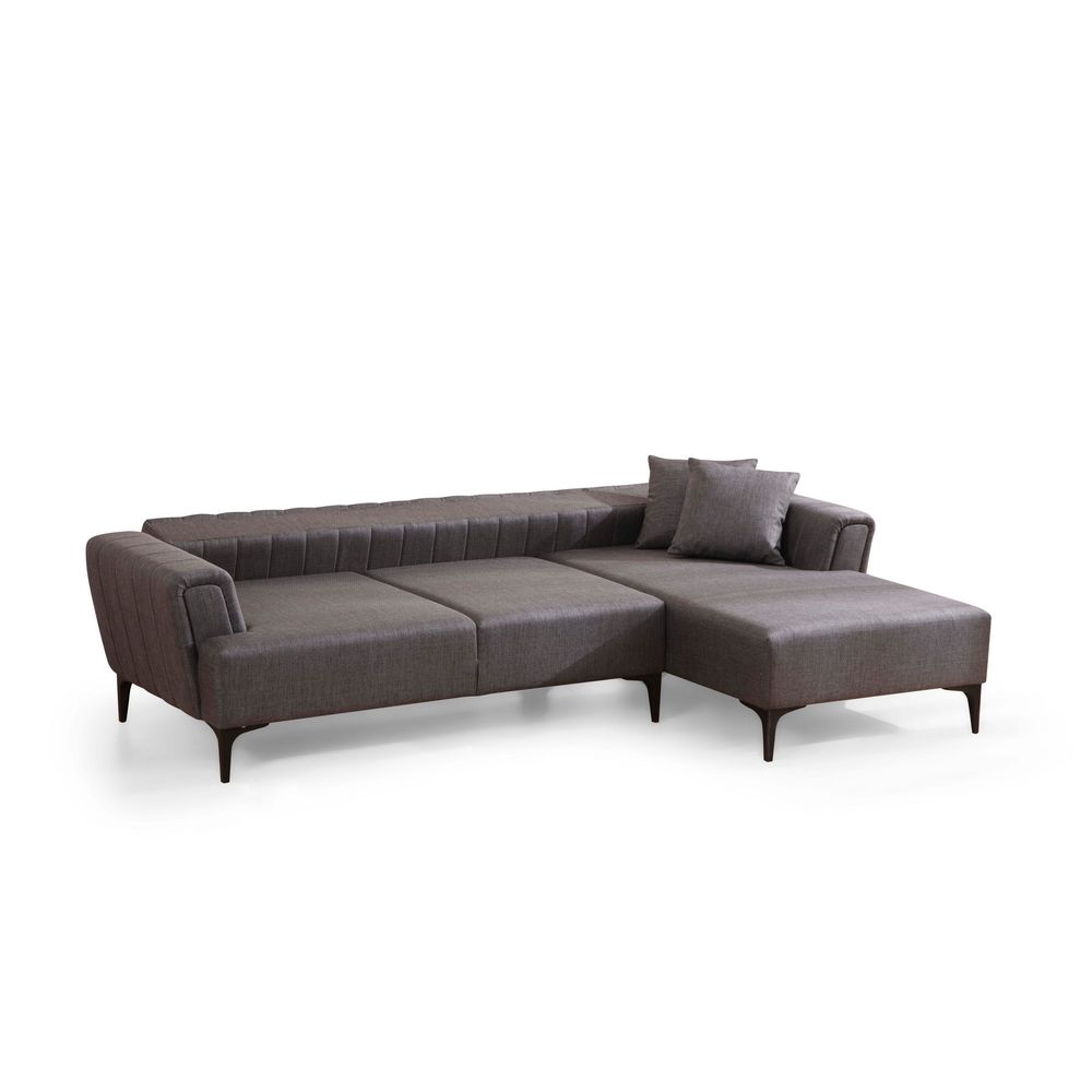 Ugaona Sofa na Razvlačenje 'Hamlet Right' - Tamnosiva slika 4