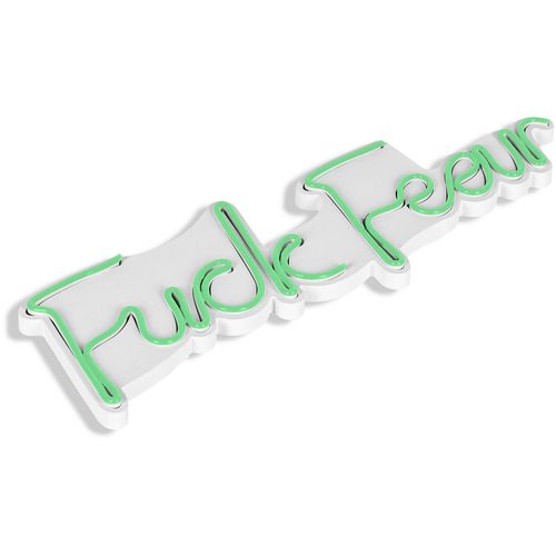 Wallity Ukrasna plastična LED rasvjeta, Fuck Fear - Green slika 5