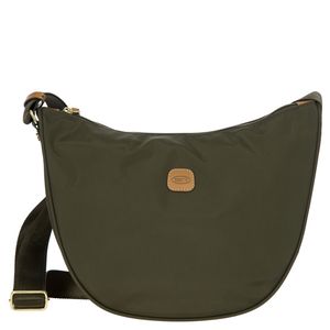 Bric's torba preko ramena X-collection Halfmoon S olive