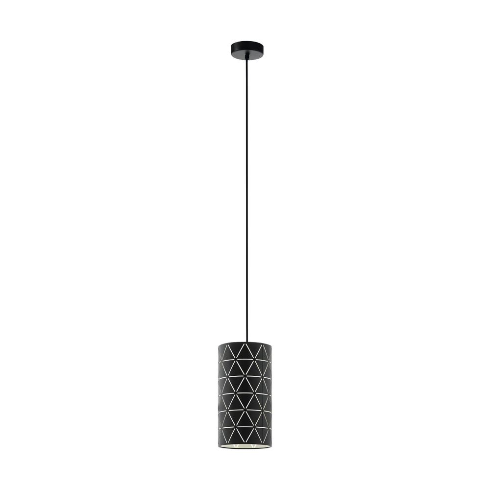 Eglo viseća lampa ramon e27 1x40w crno/bijelo v:1100mm o160mm slika 1