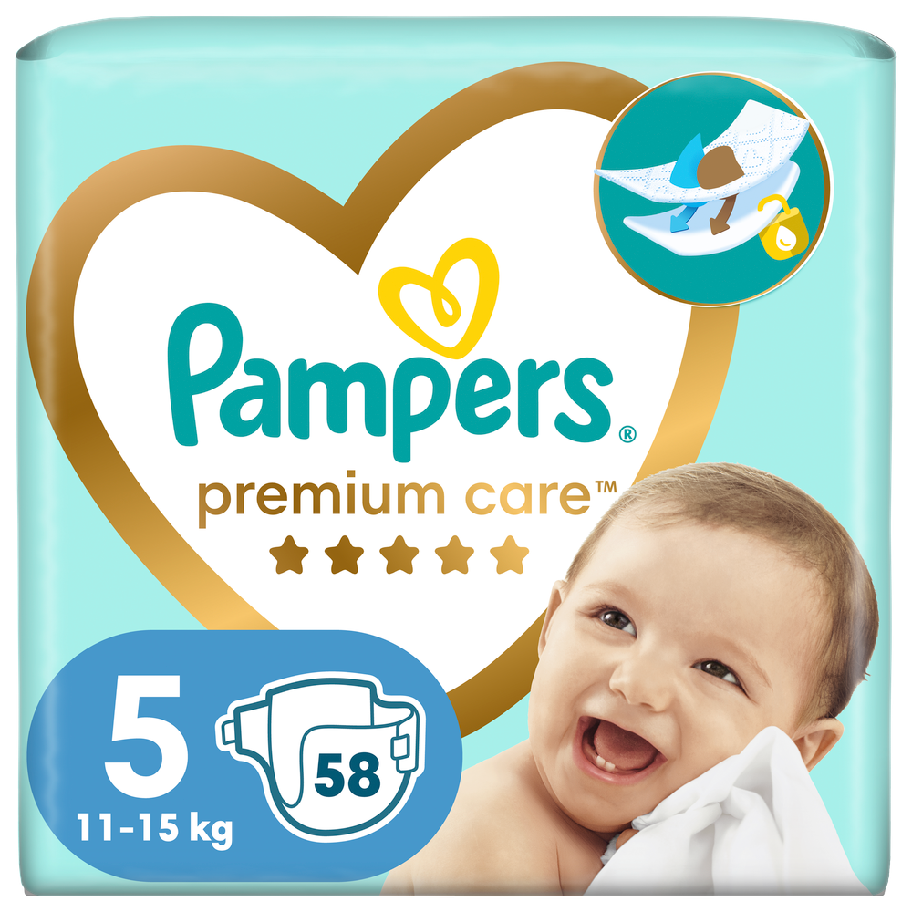 Pampers Premium Care pelene jumbo pakovanje slika 2