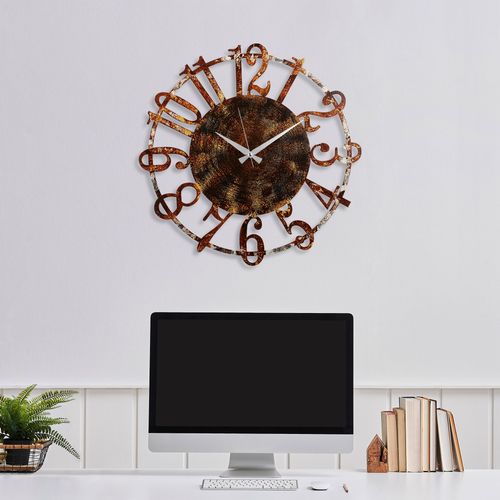 Wallity Ukrasni metalni zidni sat, Metal Wall Clock 15 - 2 slika 1