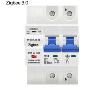 ZIGBEE-SMART-SWITCH BREAKER Gembird Tuya APP Voice Control Alexa Google Smart Zigbee 3.0 Circuit Bre