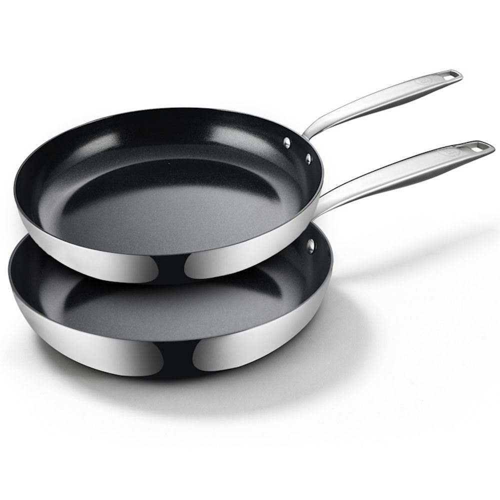 BE Living Set tava Essential Black 24-28 cm troslojni nehrđajući čelik slika 1