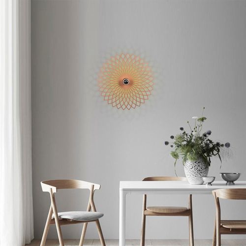 Opviq Zidna lampa PELLE bakrena, metal, 50 x 12 x 50 cm, E27 40 W, Fellini - MR - 988 slika 4