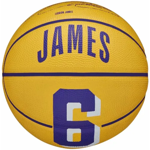 Wilson NBA Player Icon lebron James mini košarkaška lopta wz4007201xb slika 5