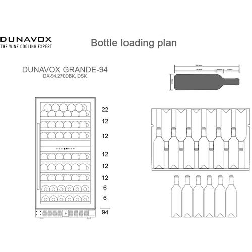 DX-94.270SDSK DUNAVOX vinska vitrina slika 9
