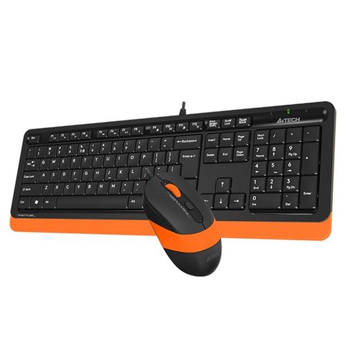 A4 TECH Žična tastatura i miš F1010 Fstyler (Crna/Narandžasta) slika 4