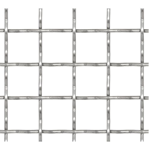 Vrtna mrežasta ograda od nehrđajućeg čelika 50x50 cm 21x21x2,5 mm slika 15