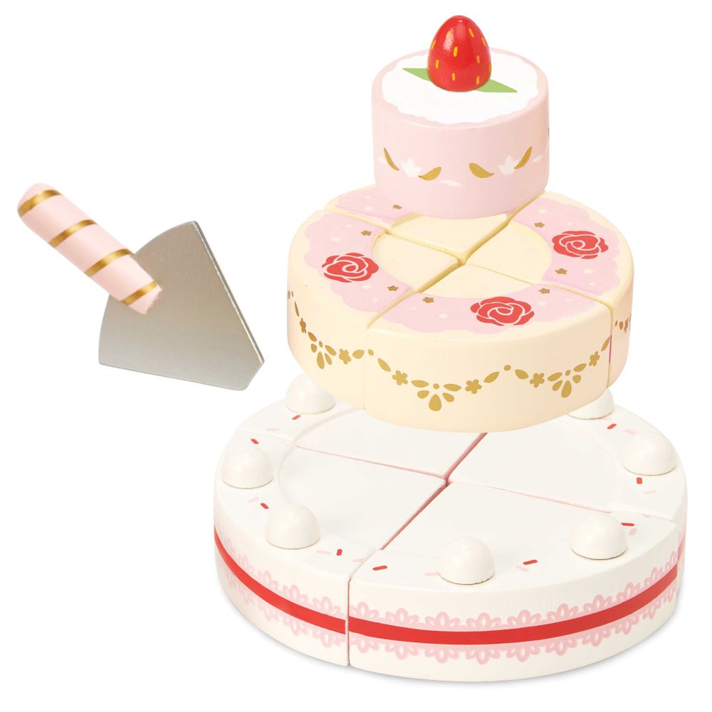 Le Toy Van Drvena svadbena torta slika 4