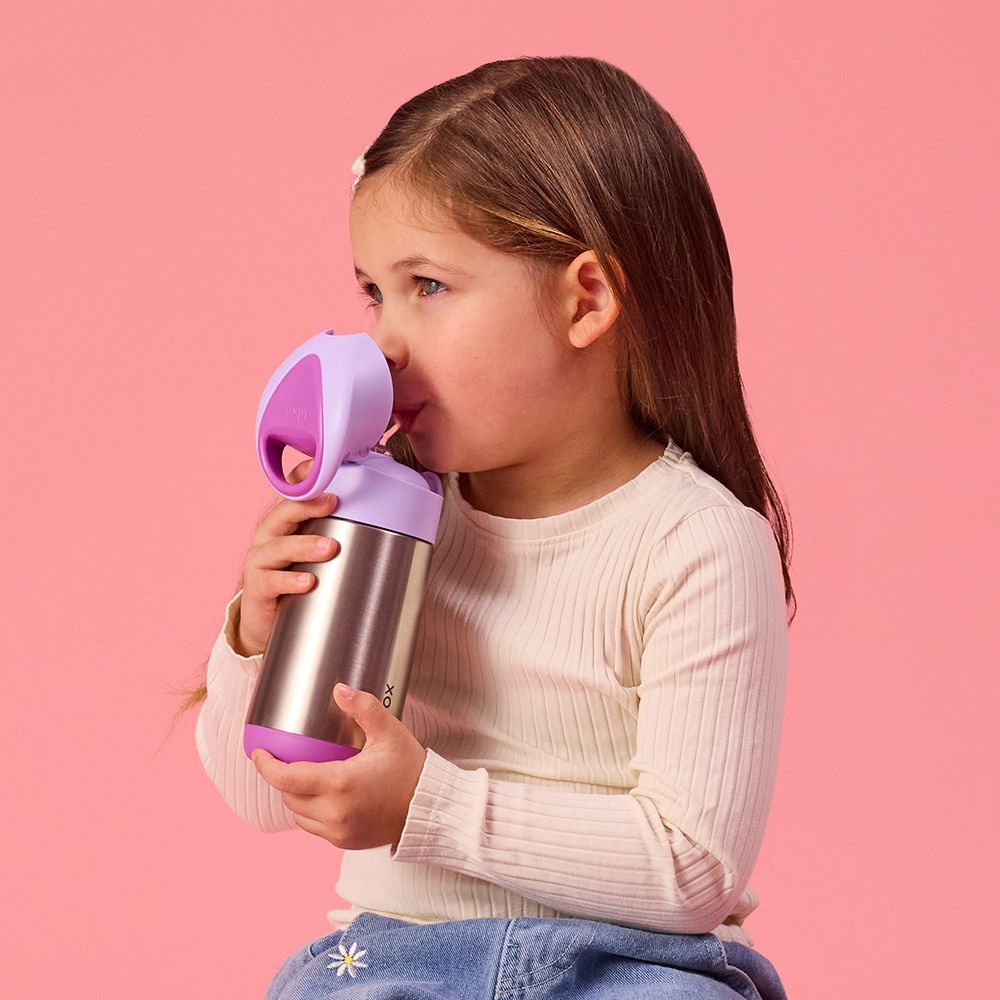 b.box Termo bočica sa slamkom, 350ml - sugar plum slika 4