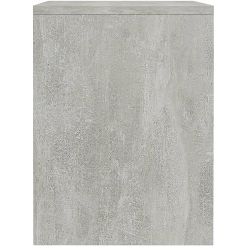 Noćni ormarić od iverice siva boja betona 40 x 30 x 40 cm slika 37