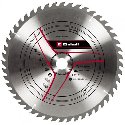 KWB Rezni list 315x30x3,2 mm/2,2 mm, 48Z za TC-TS 315 U slika 1