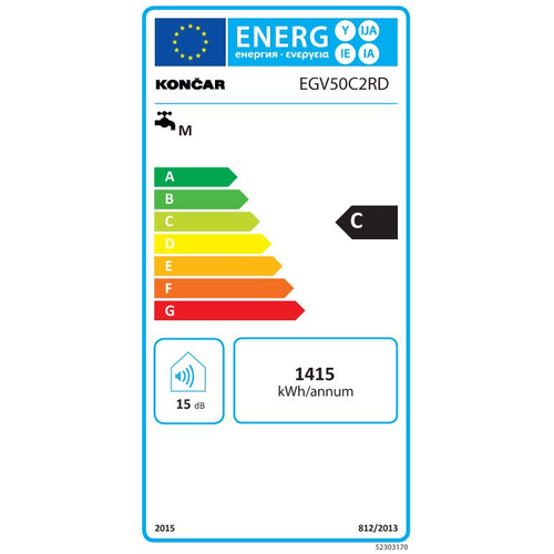 Končar bojler EGV50C2RD slika 3