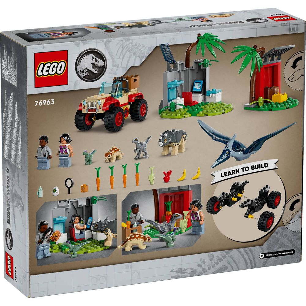 LEGO 76963 Spasilački centar za bebe dinosaurusa slika 12