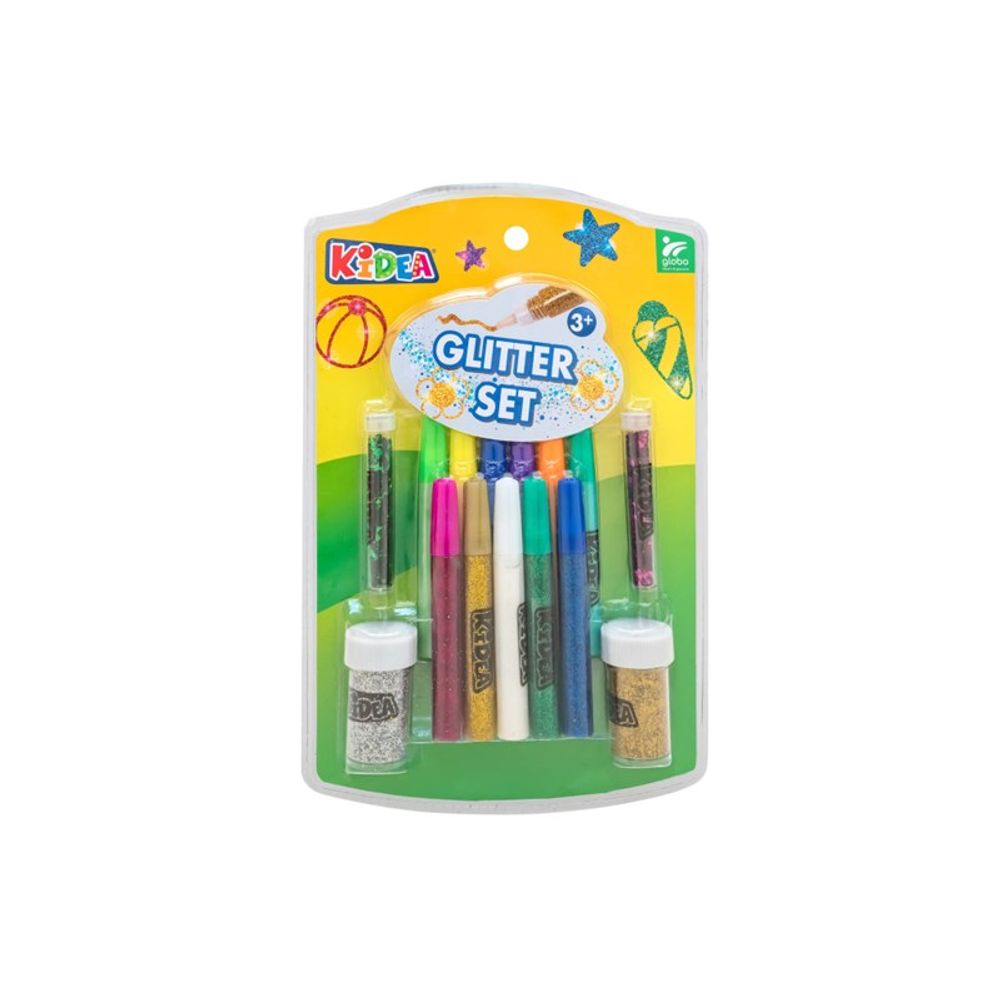 Globo Kidea Glitter Set ljepila i šljokica slika 2