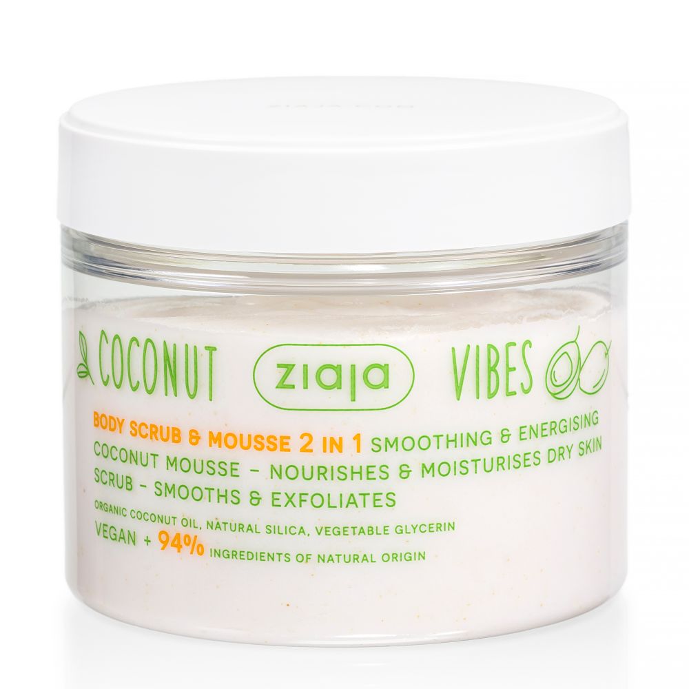 Ziaja Coconut Vibes piling i pjena za tijelo 2u1 270 ml slika 1
