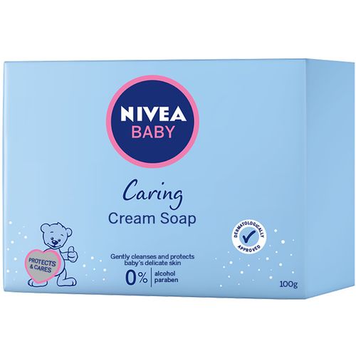 NIVEA Baby Caring cream soap - njegujući kremasti sapun 100g slika 1