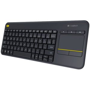 Logitech bežična tastatura na dodir K400 Plus - INTNL - US International layout - crna