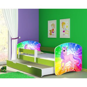 ACMA Dječiji krevet Acma II sa ladicom Green - 180x80cm - Dezen 18