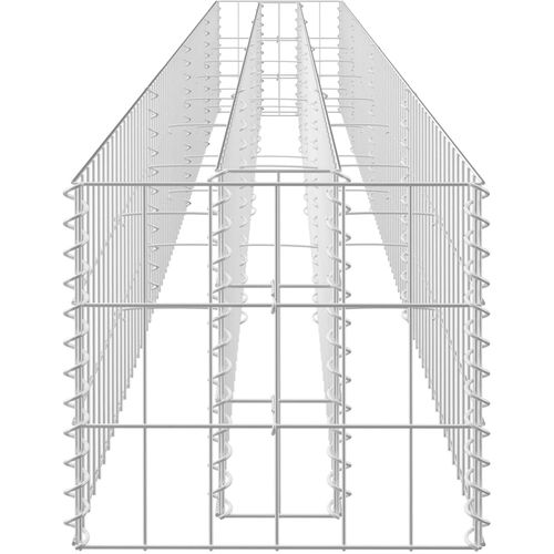 Gabionska sadilica od pocinčanog čelika 360 x 30 x 30 cm slika 5