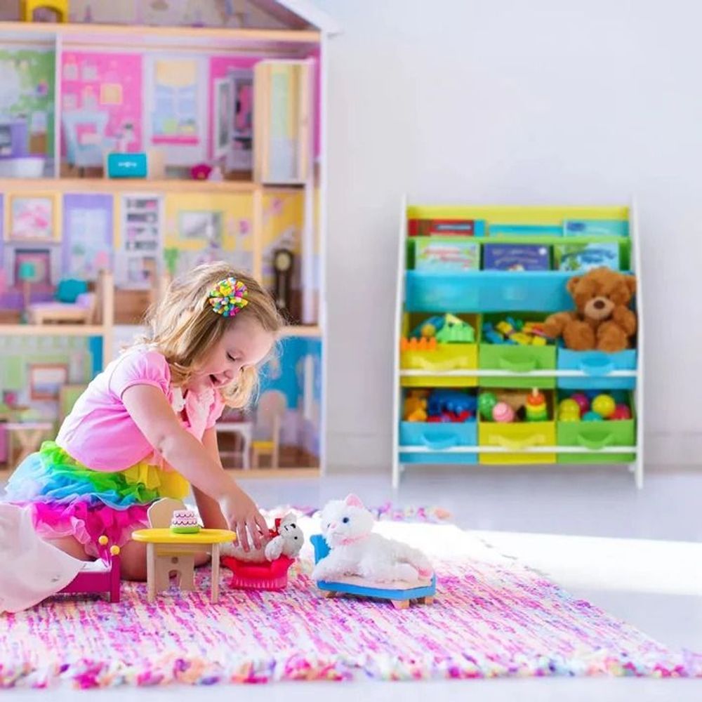 Kinder Home Dječija polica za knjige i igračke Forest slika 9
